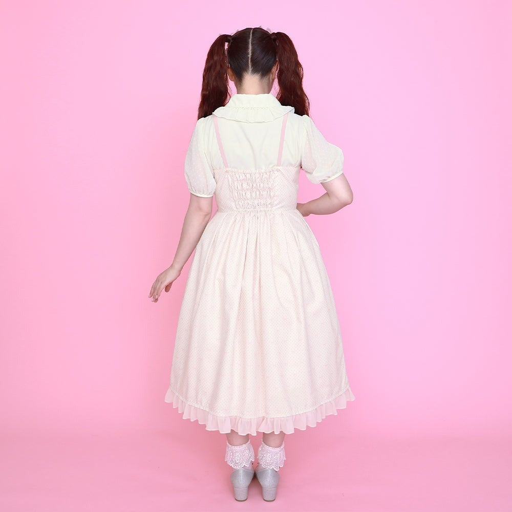 Little Dot Ribbon Jumperskirt