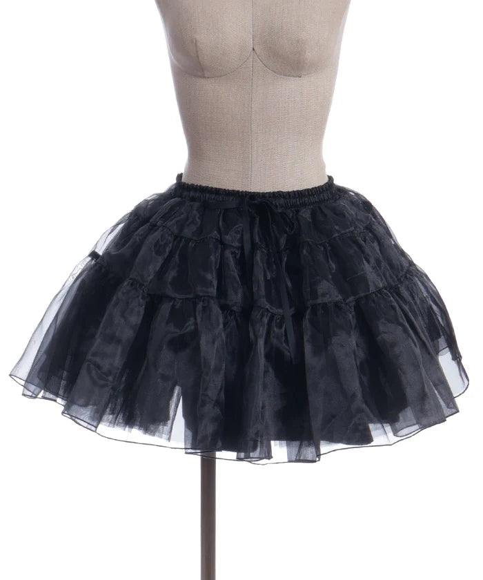 Mini Length Organdy Pannier