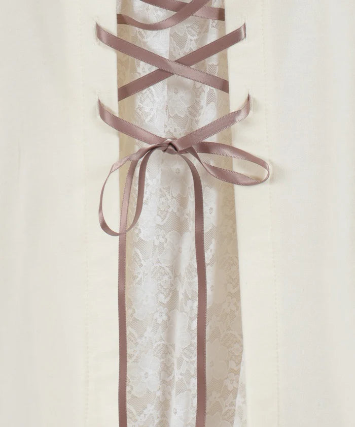 Rose Ribbon Lace Hoodie