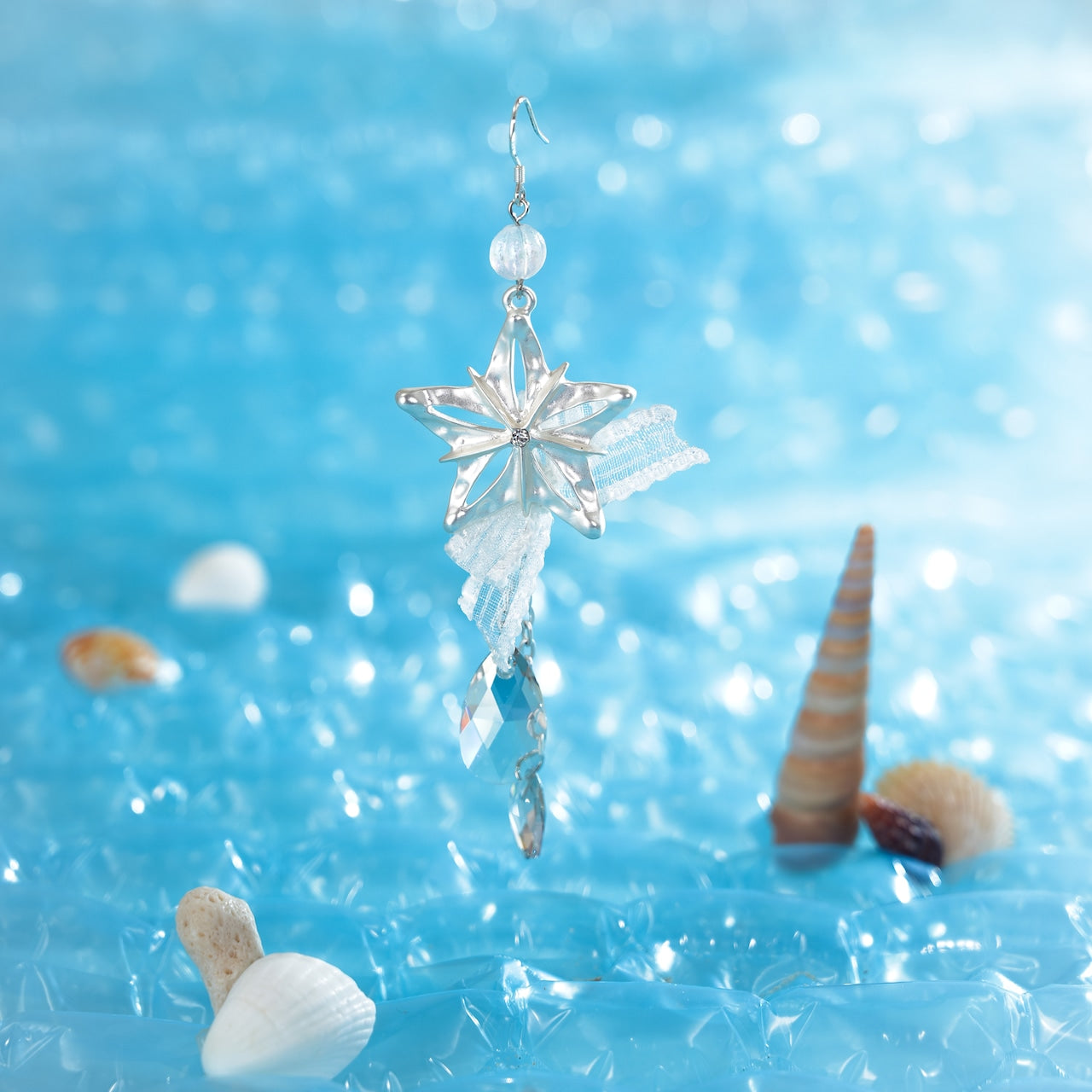 Lamer Coffin Coquille Piercing - Starfish ×White