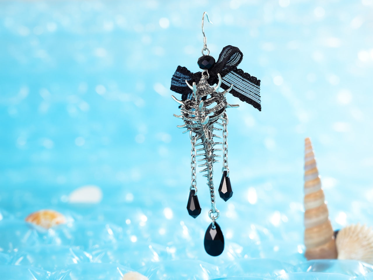 Lamer Coffin Coquille Piercing - Shell × Black