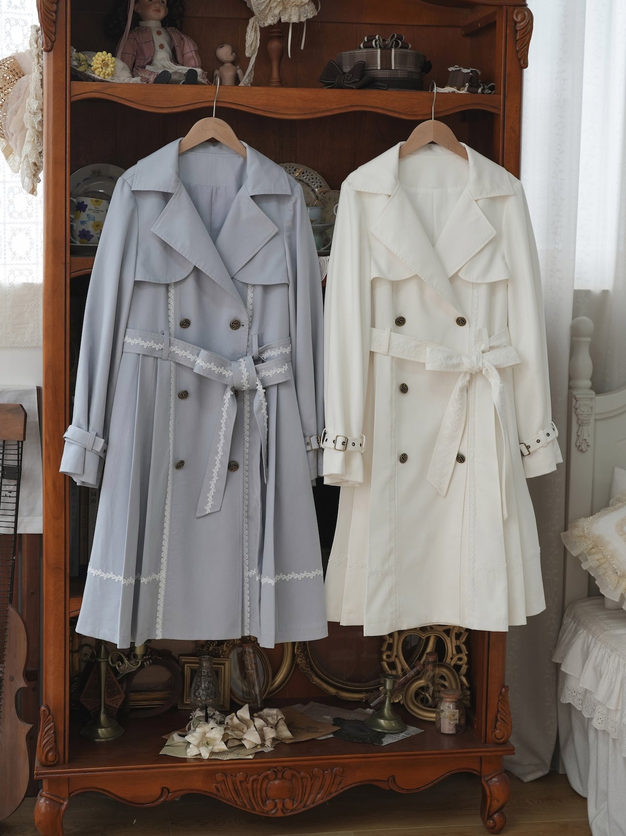 Fleur de Chiffon Spring Coat