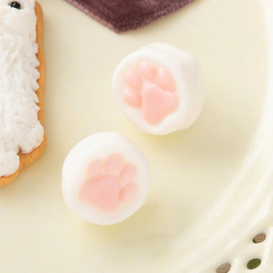 Cat's Squishy Paws Soft Candy Pierced Earrings