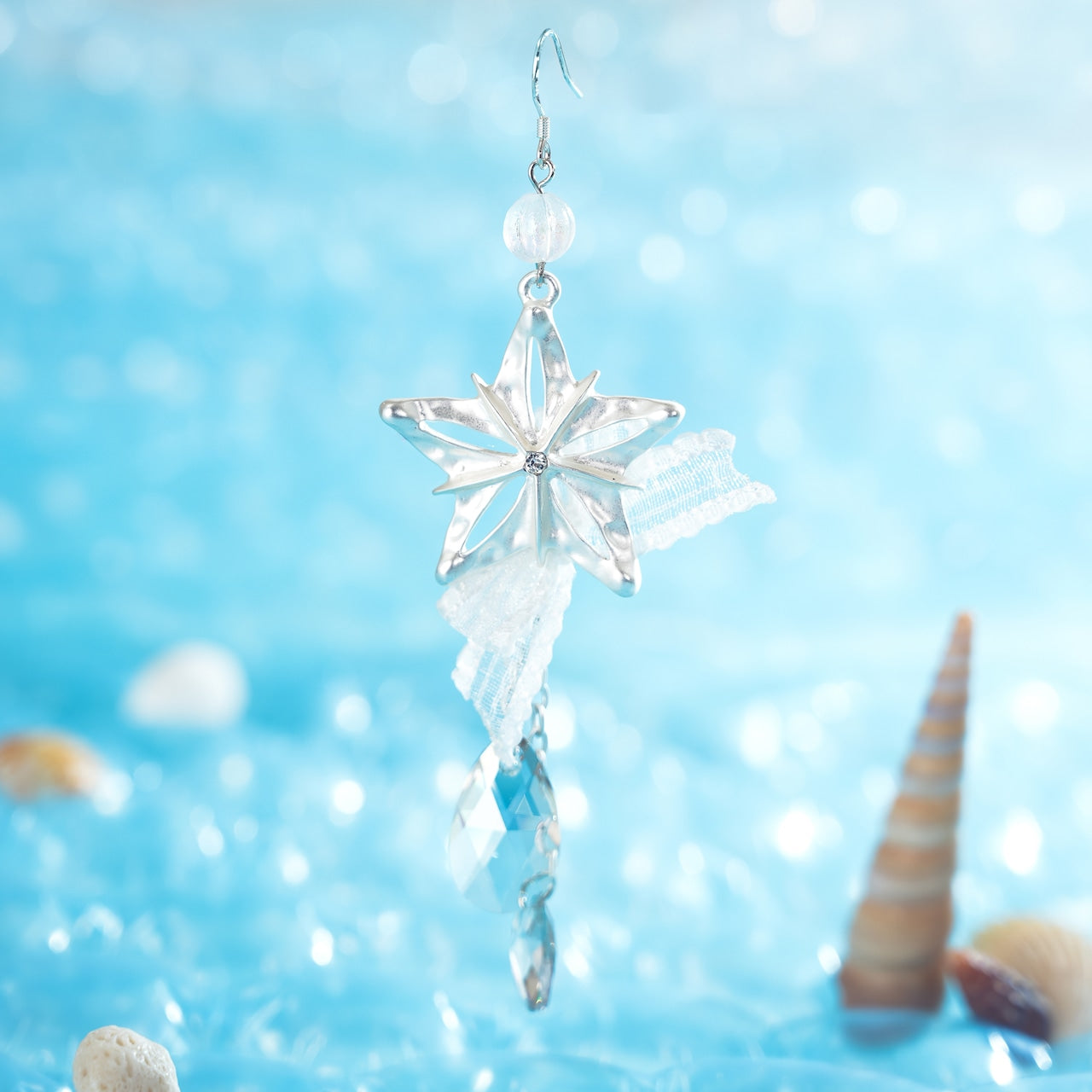 Lamer Coffin Coquille Piercing - Starfish ×White