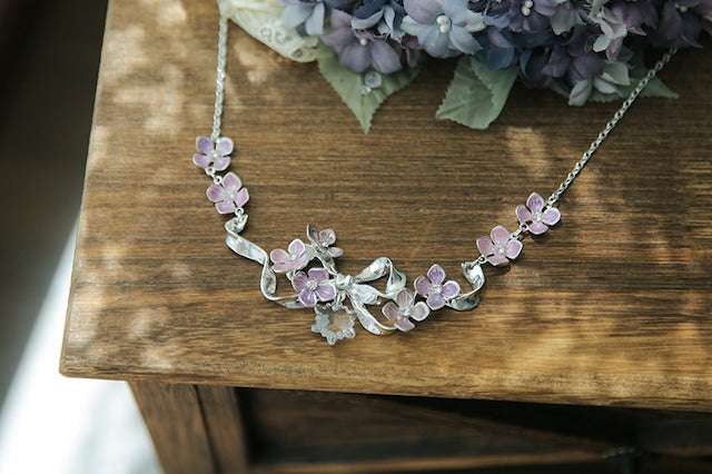Hydrangea Necklace
