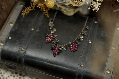 Autumn Grape Necklace