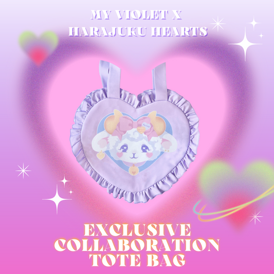 My Violet x Harajuku Hearts "Koko-chan" Exclusive Tote Bag