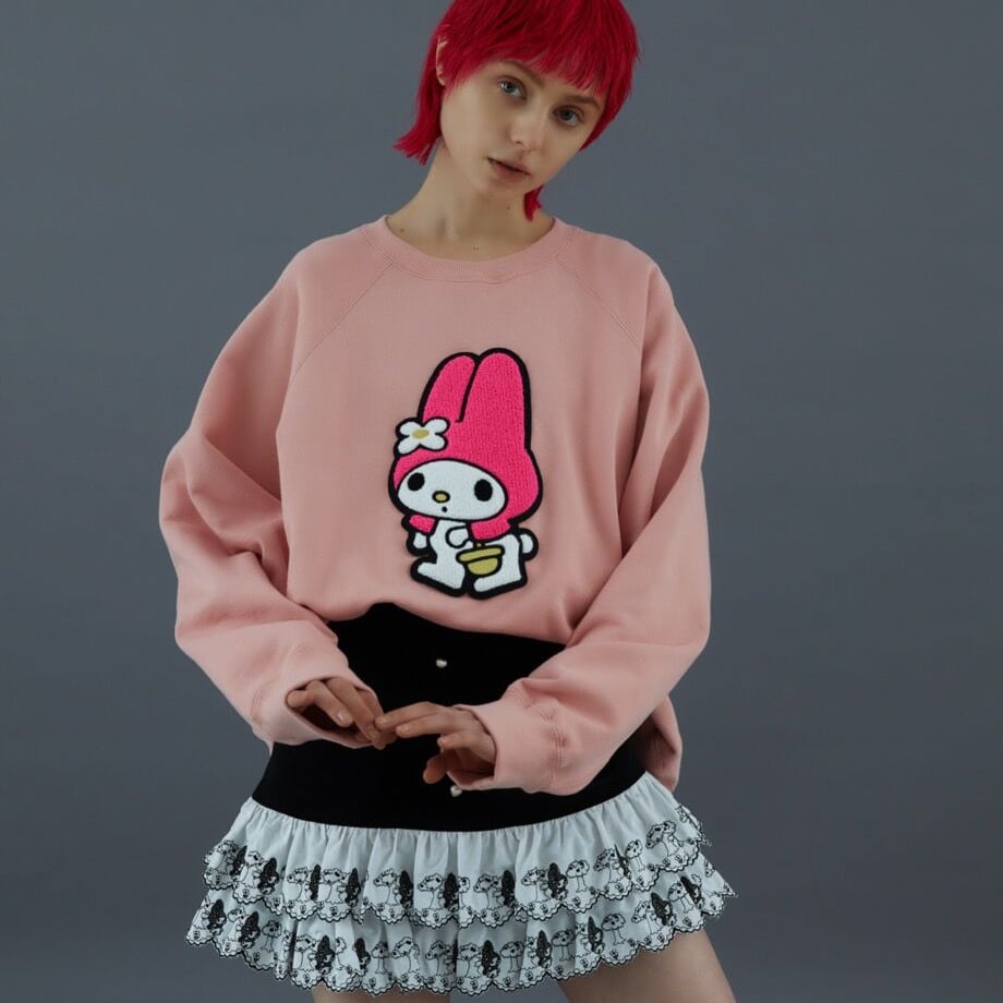 【My Melody ✕ MEEWEE ✕ LAND by MILKBOY】WAPPEN SWEATER