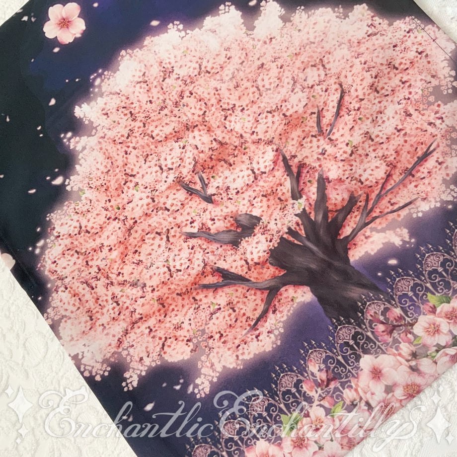 Phantom Cherry Blossom Castle Yukata