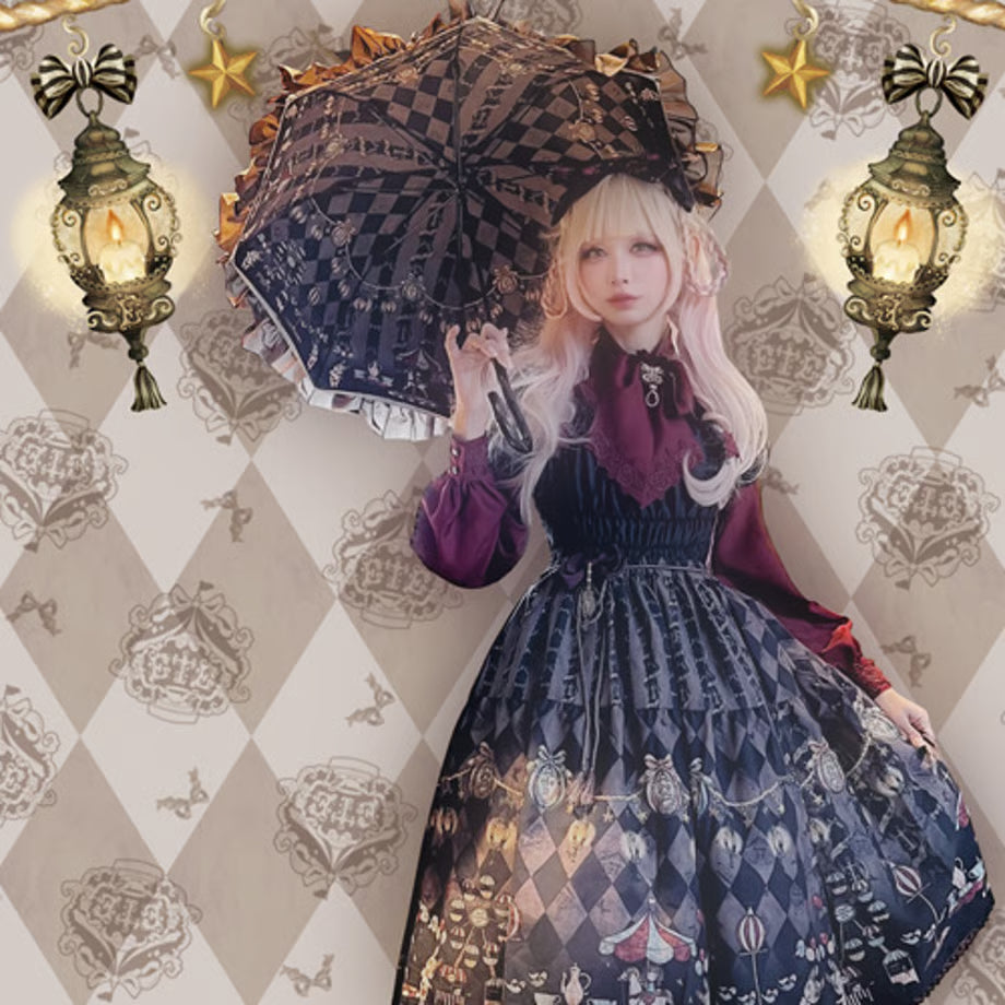 Midnight Parco Felice Tiered Skirt