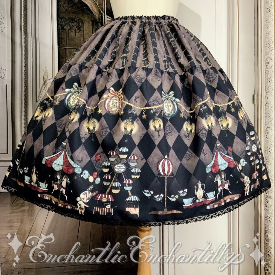 Midnight Parco Felice Tiered Skirt