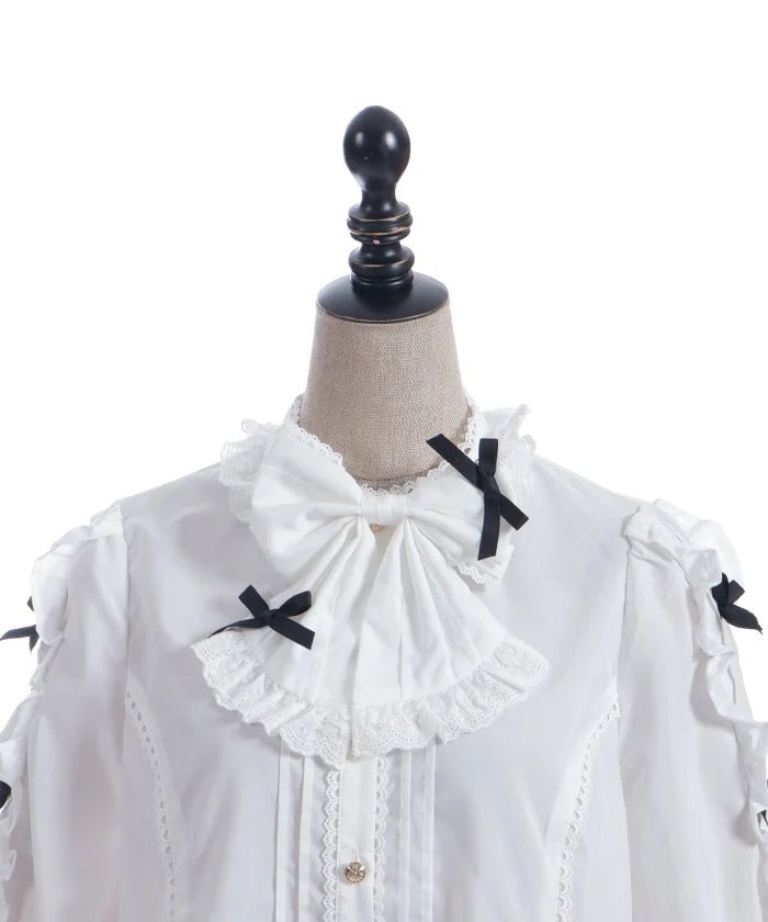 Color Scheme Ribbon Blouse