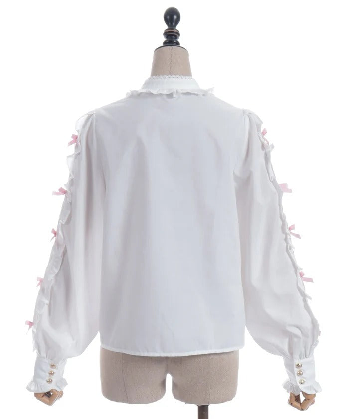 Color Scheme Ribbon Blouse