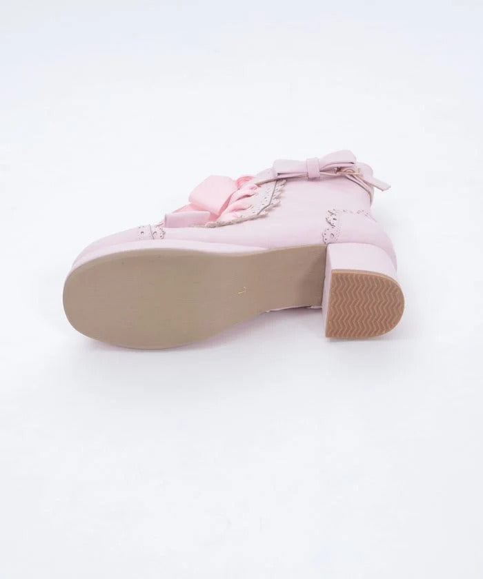 Classical Ribbon Mid Boots