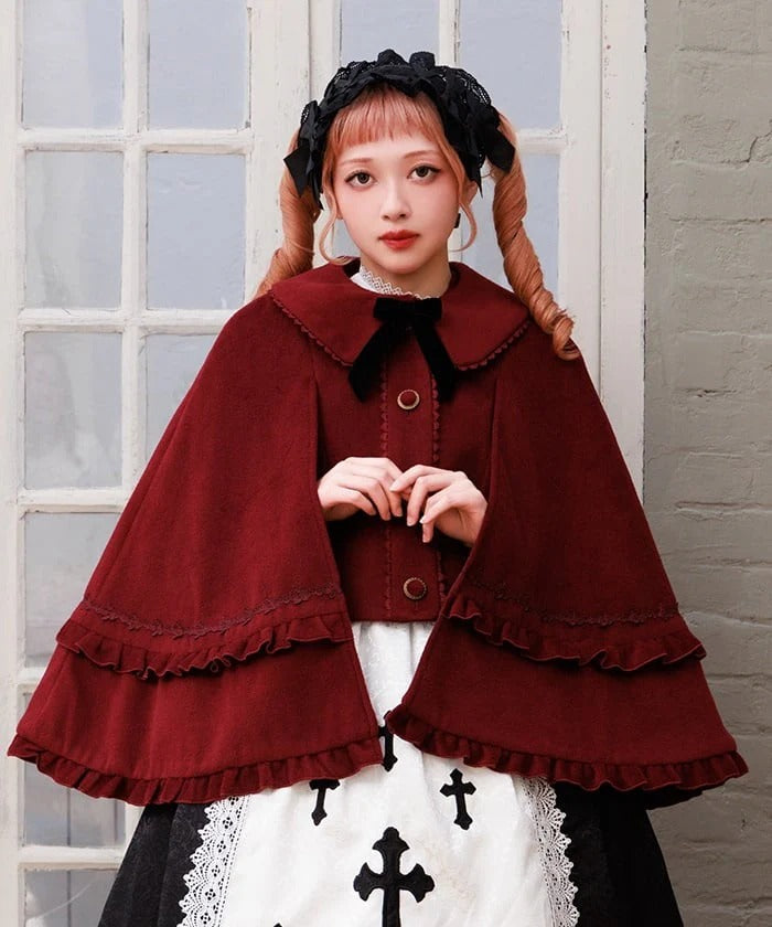 Frill Cape Coat