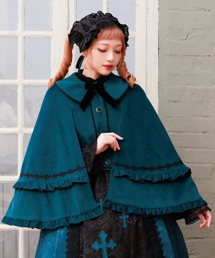 Frill Cape Coat