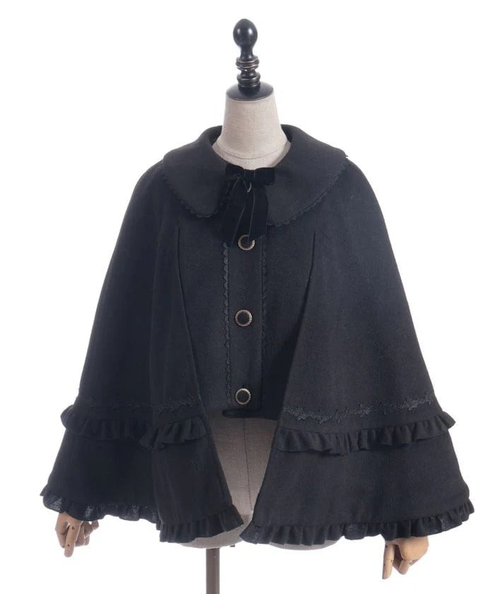 Frill Cape Coat