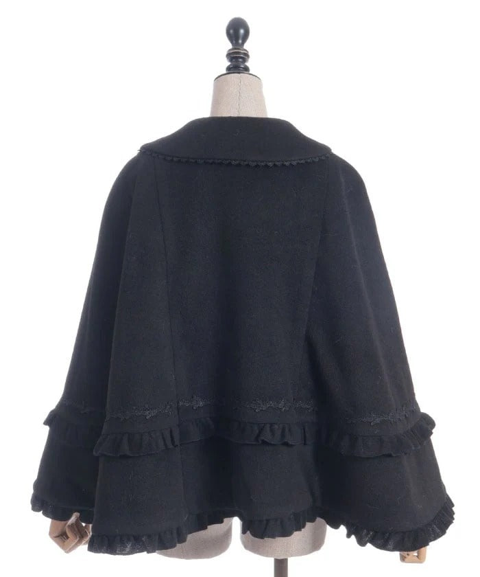 Frill Cape Coat