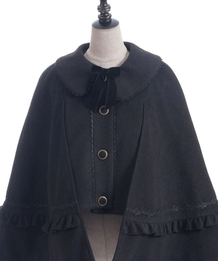 Frill Cape Coat
