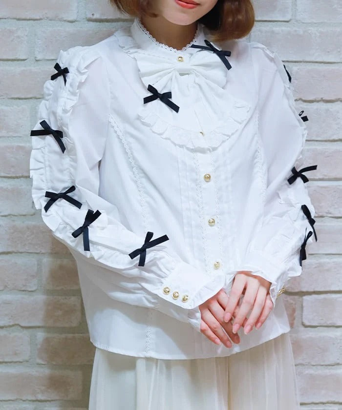 Color Scheme Ribbon Blouse