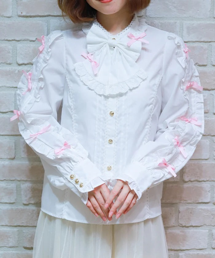 Color Scheme Ribbon Blouse