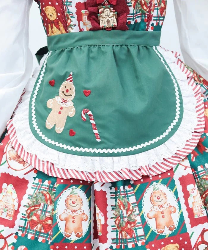 Christmas Embroidery Apron