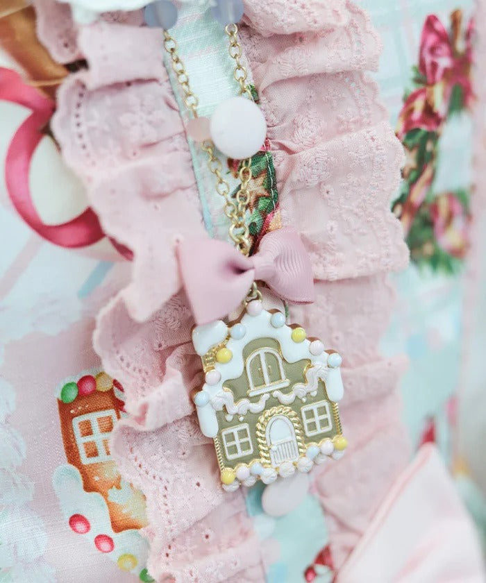 Gingerbread House Necklace