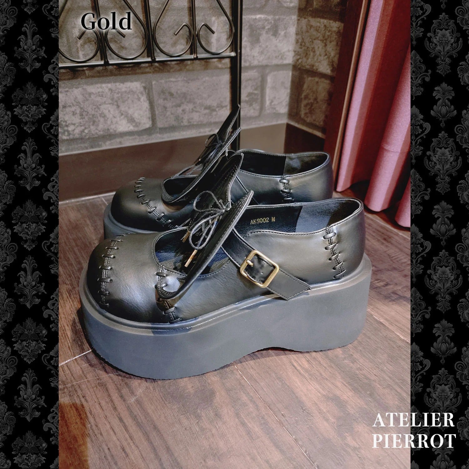 “Nocturnal Grave” Batwing Mended Shoes