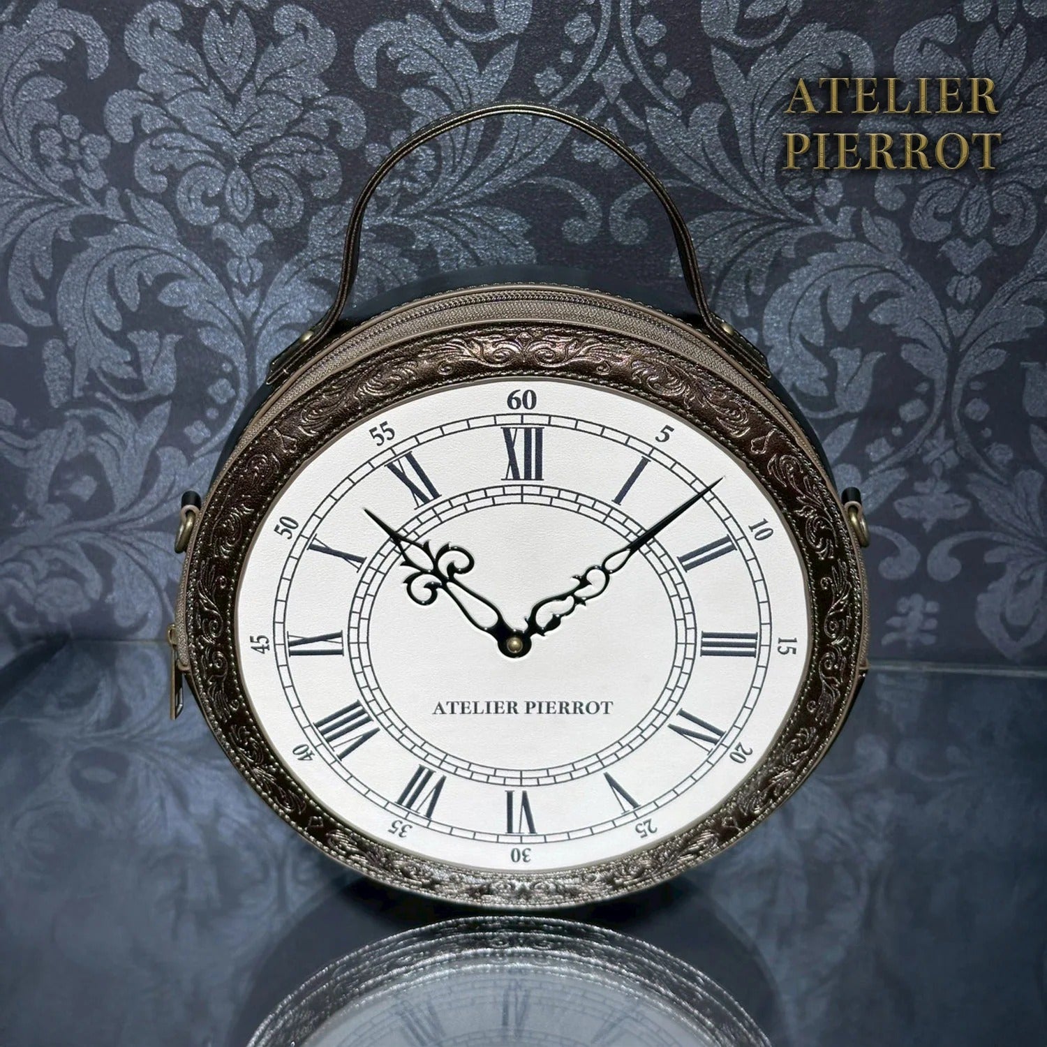 “Aeon” Clock Shoulder Bag