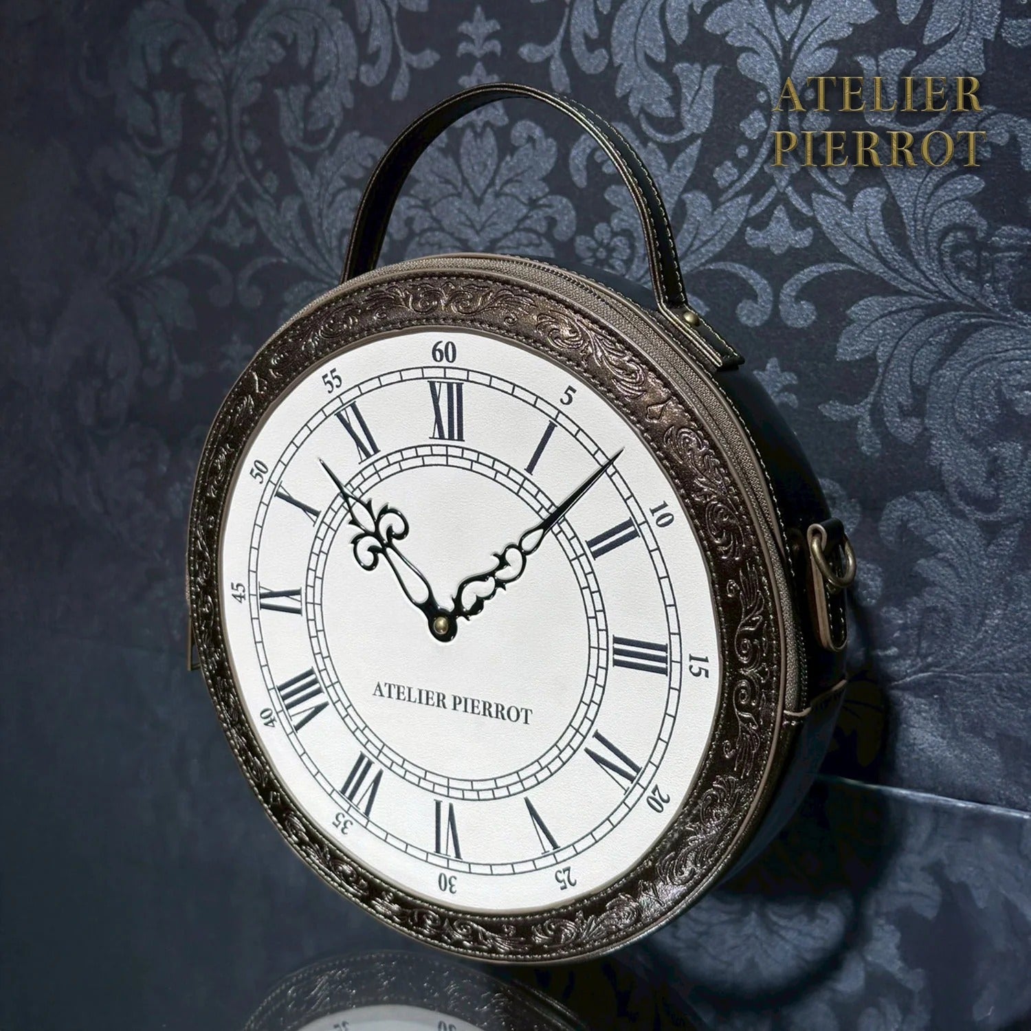 “Aeon” Clock Shoulder Bag