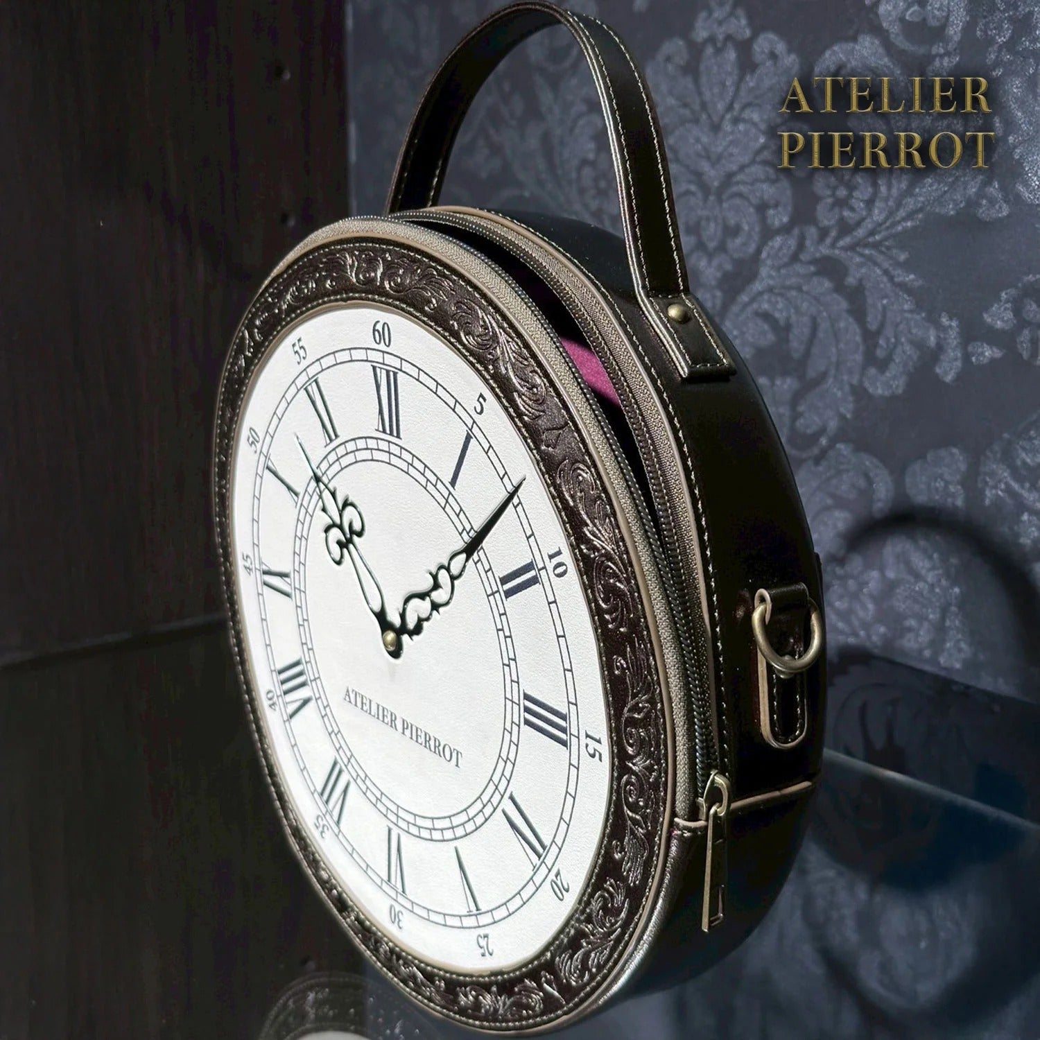 “Aeon” Clock Shoulder Bag