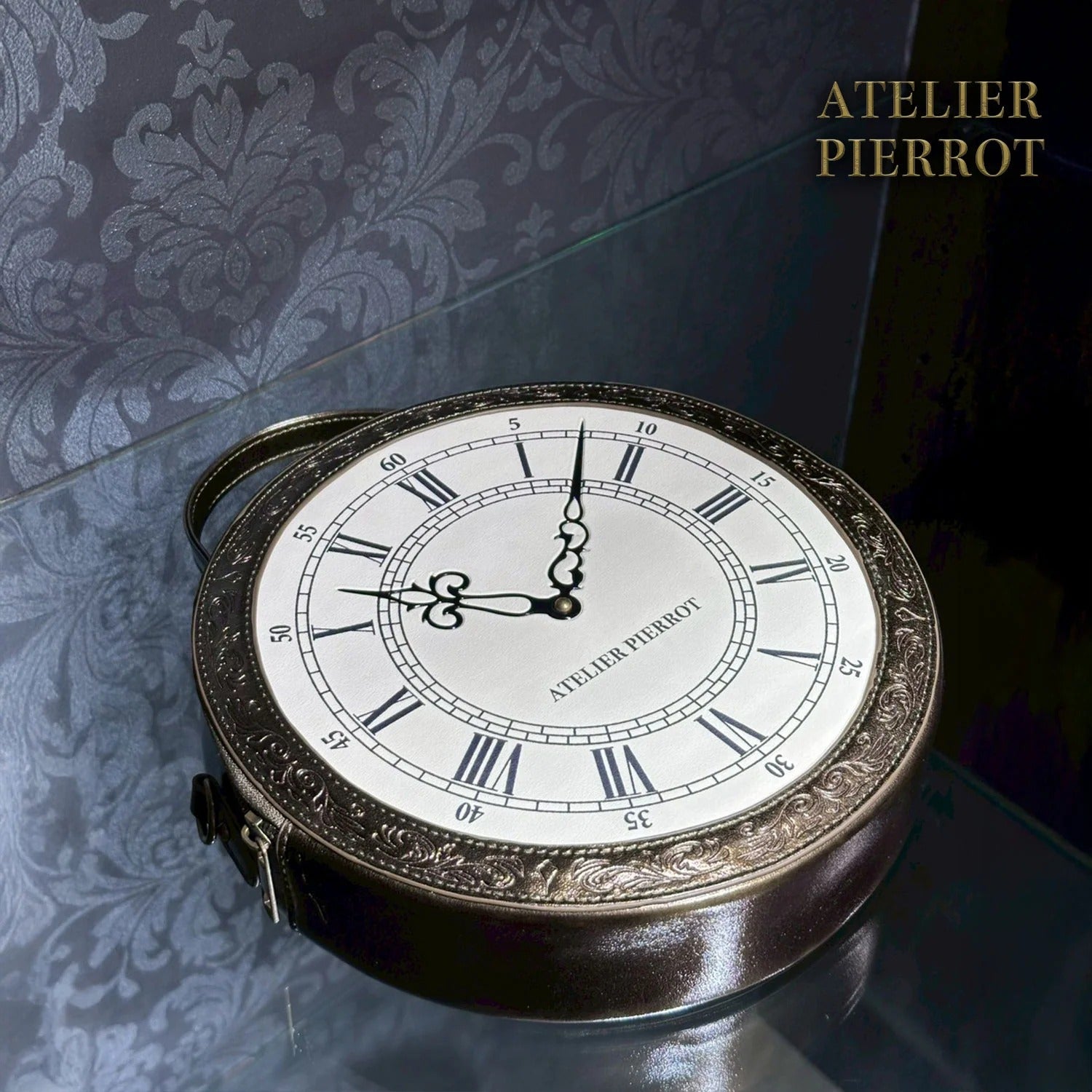 “Aeon” Clock Shoulder Bag