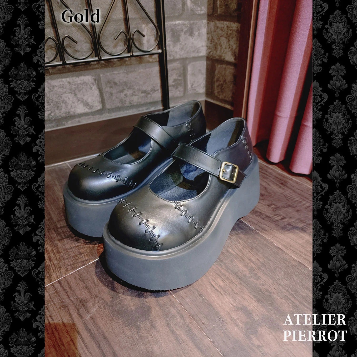 “Nocturnal Grave” Batwing Mended Shoes