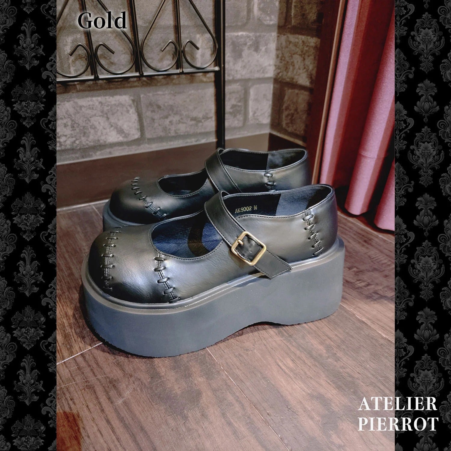 “Nocturnal Grave” Batwing Mended Shoes