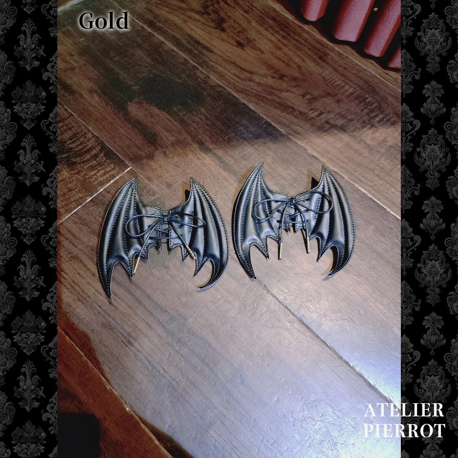 “Nocturnal Grave” Batwing Mended Shoes