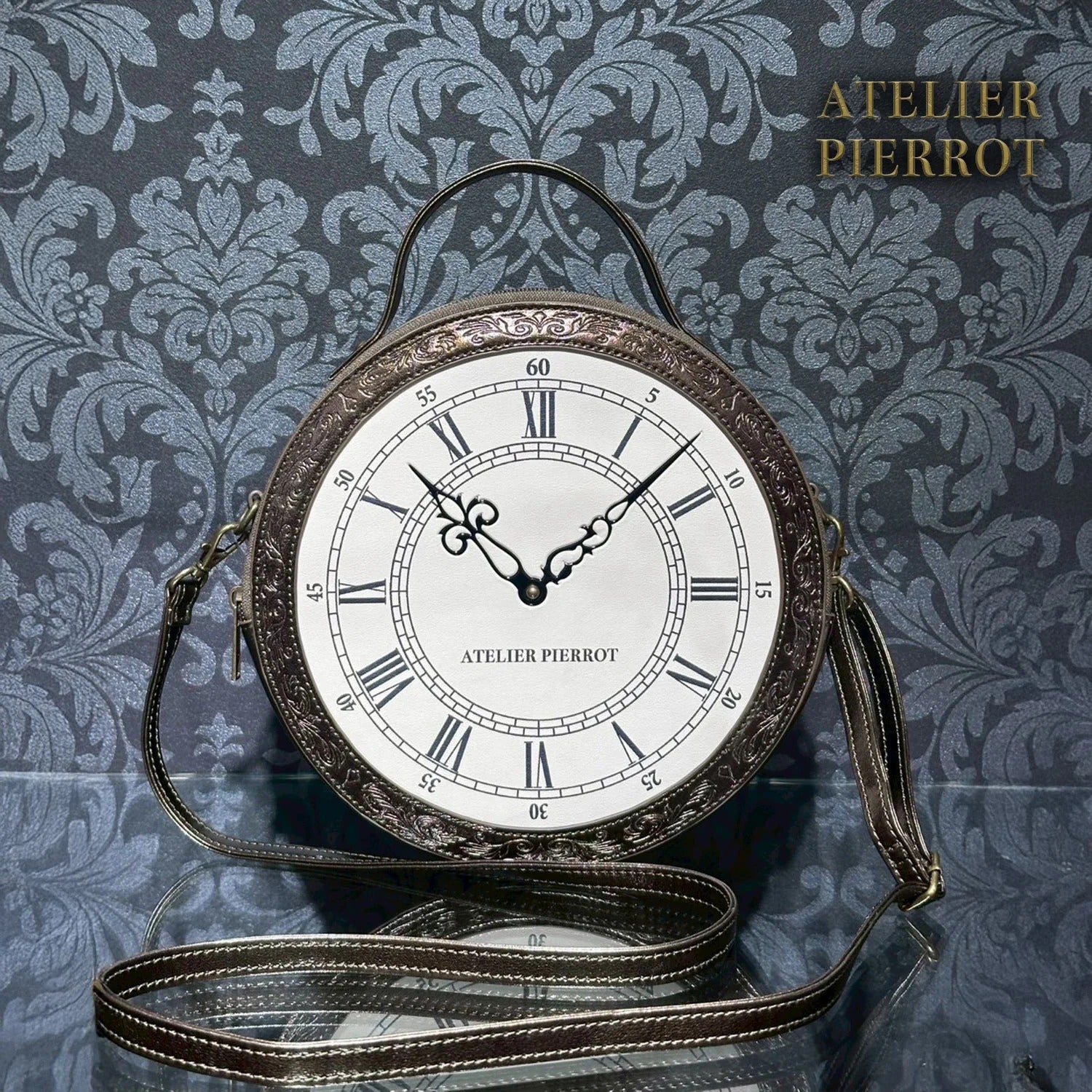 “Aeon” Clock Shoulder Bag