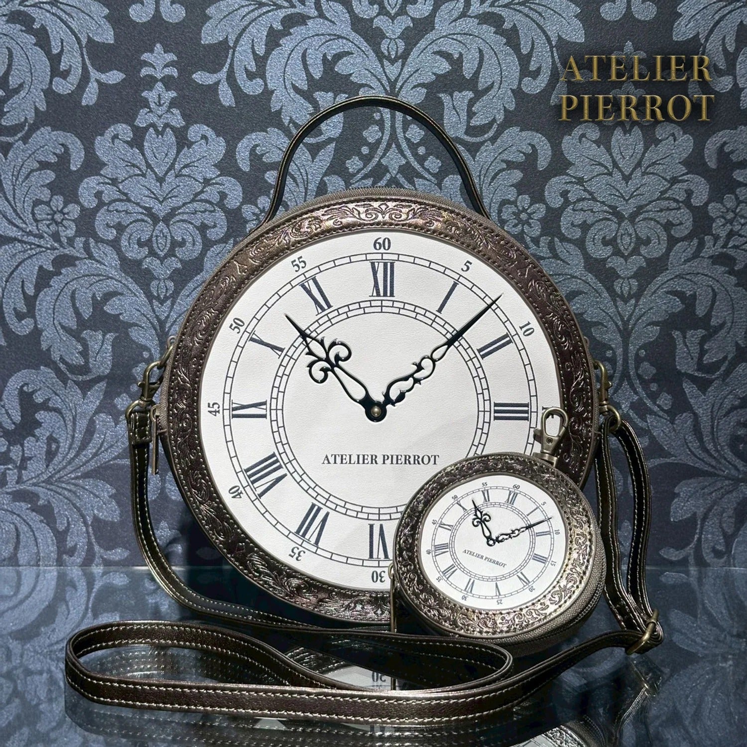 “Aeon” Clock Shoulder Bag