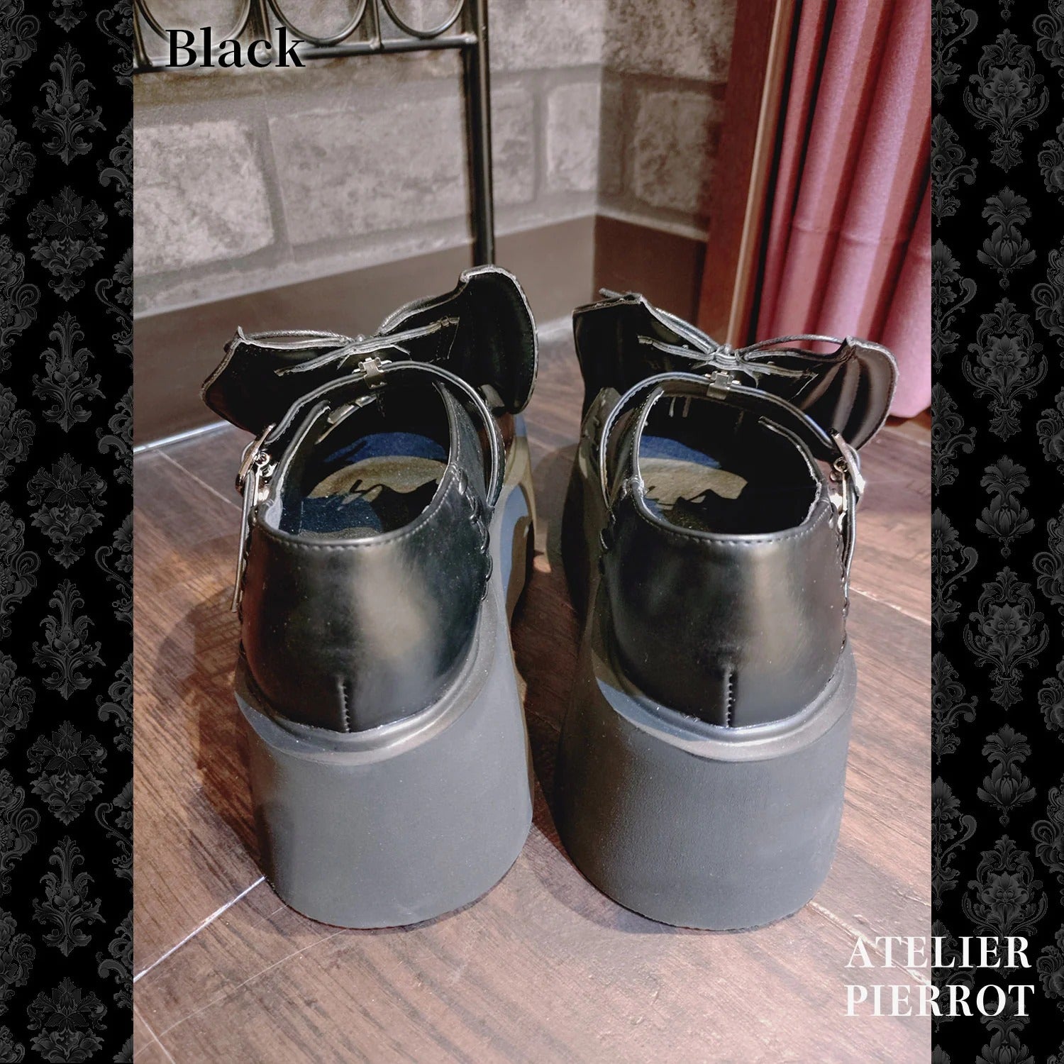 “Nocturnal Grave” Batwing Mended Shoes