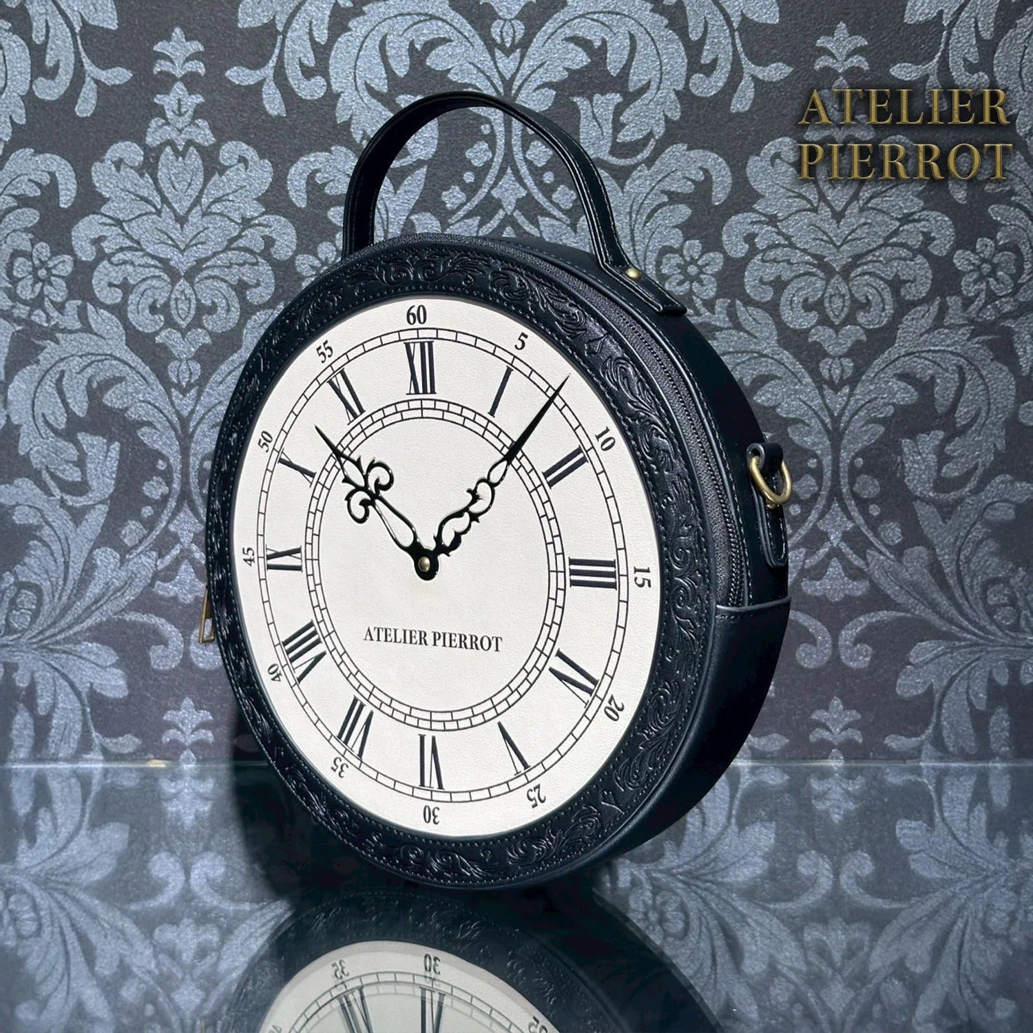 “Aeon” Clock Shoulder Bag