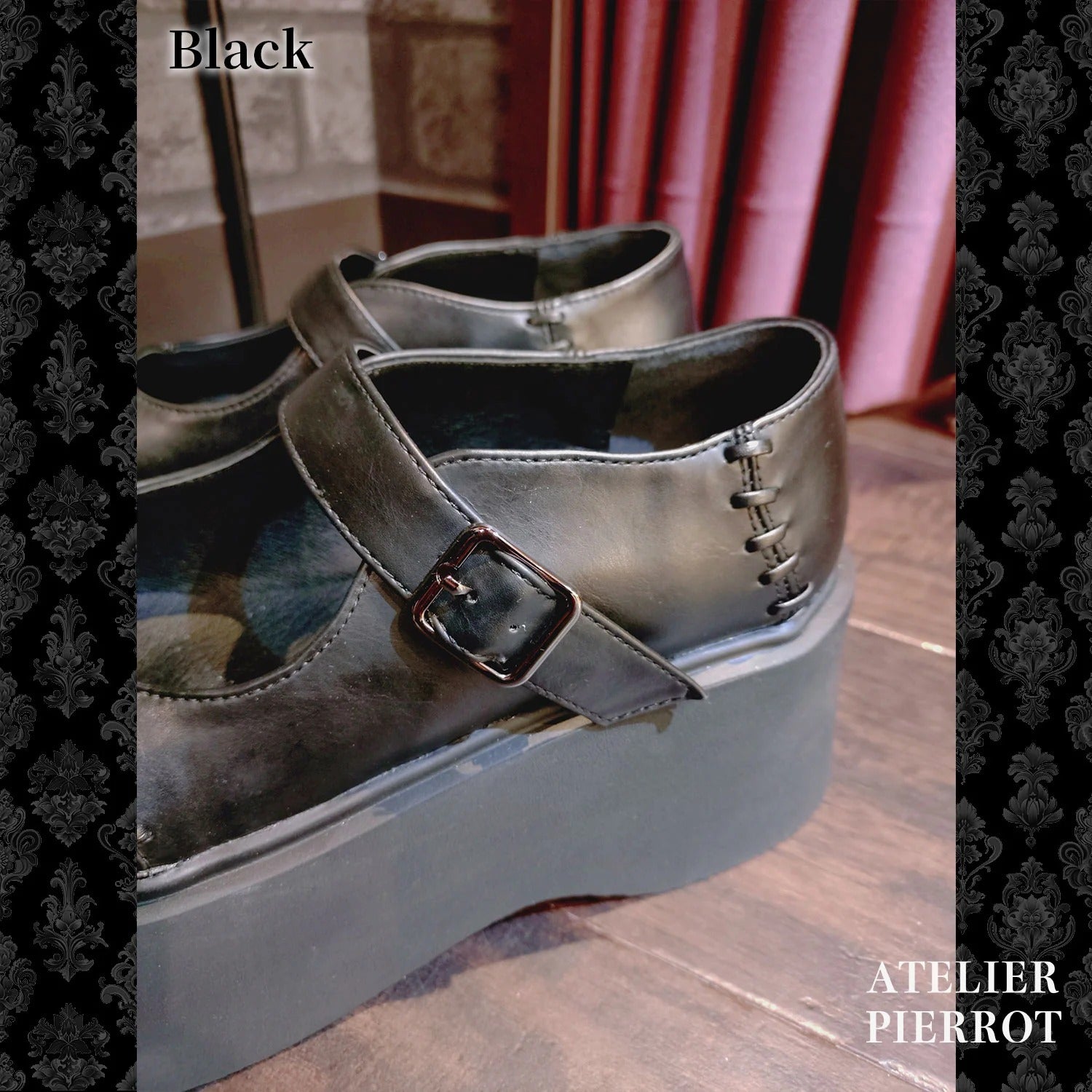 “Nocturnal Grave” Batwing Mended Shoes