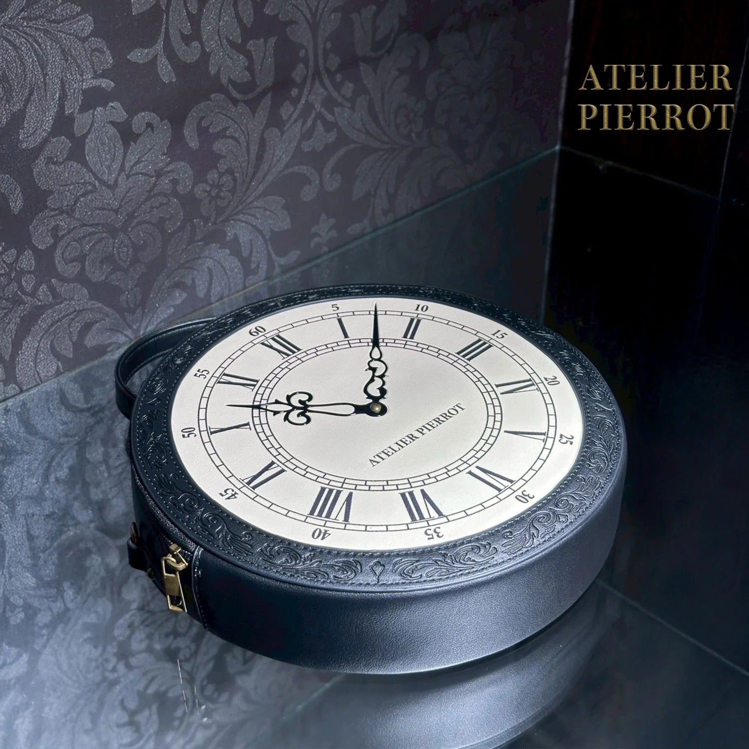 “Aeon” Clock Shoulder Bag