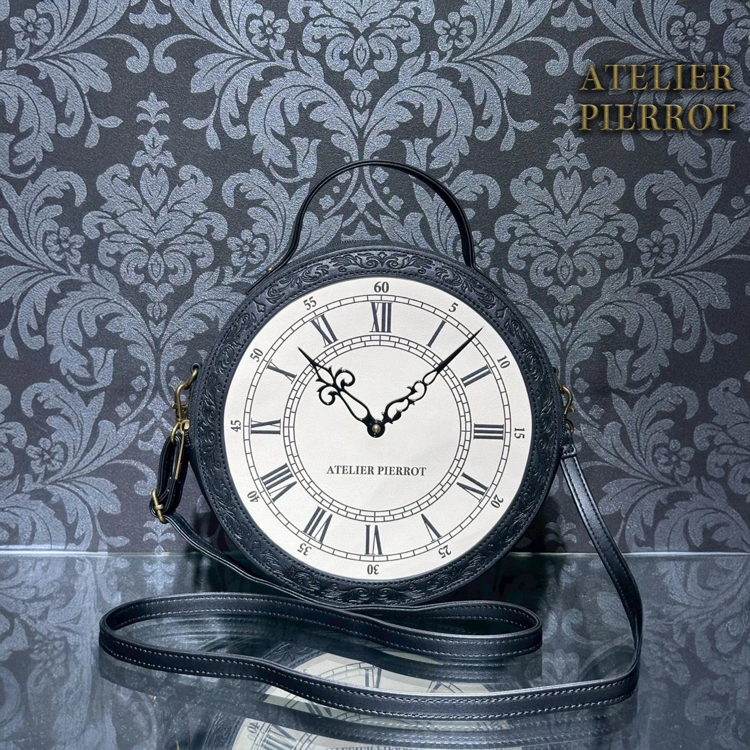 “Aeon” Clock Shoulder Bag