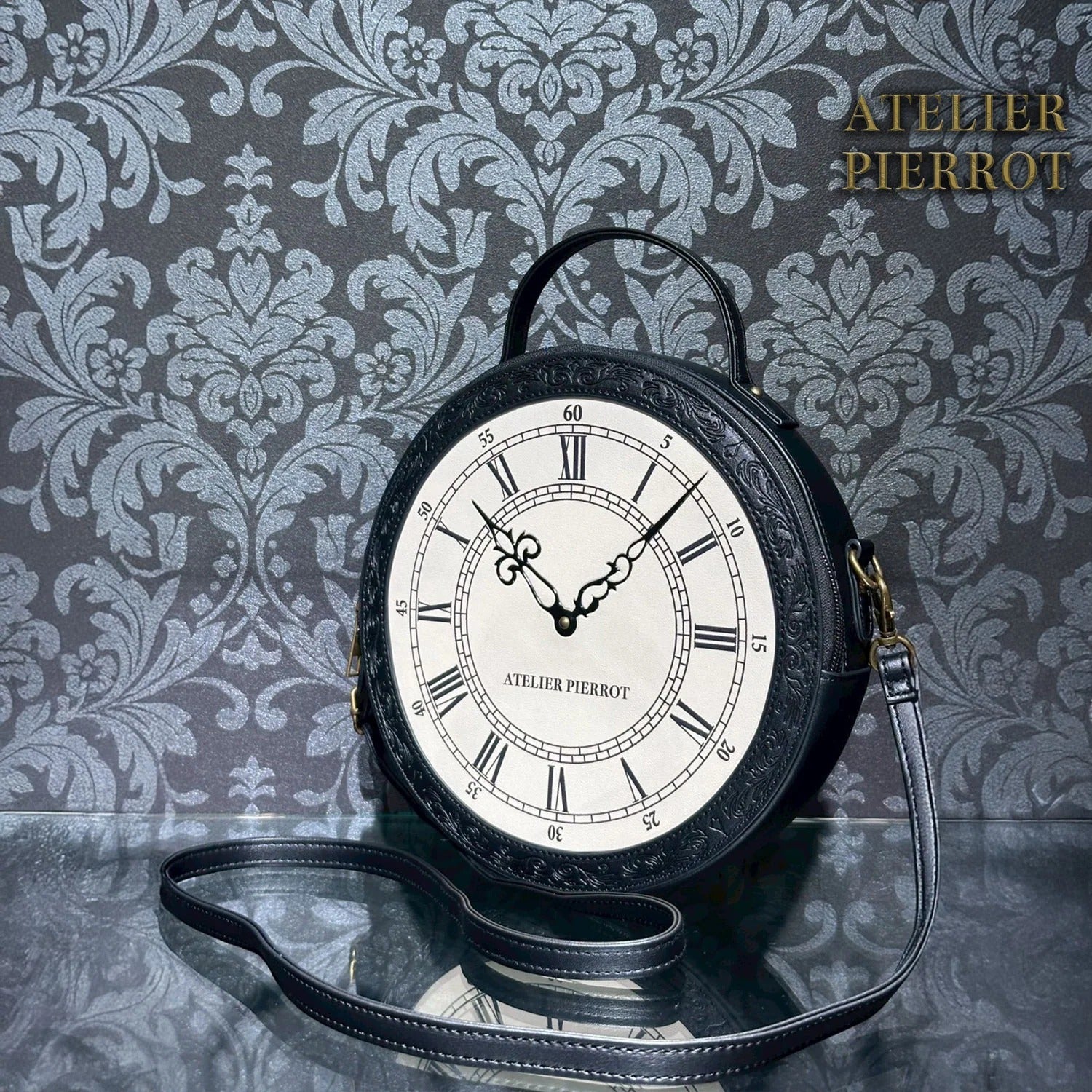 “Aeon” Clock Shoulder Bag