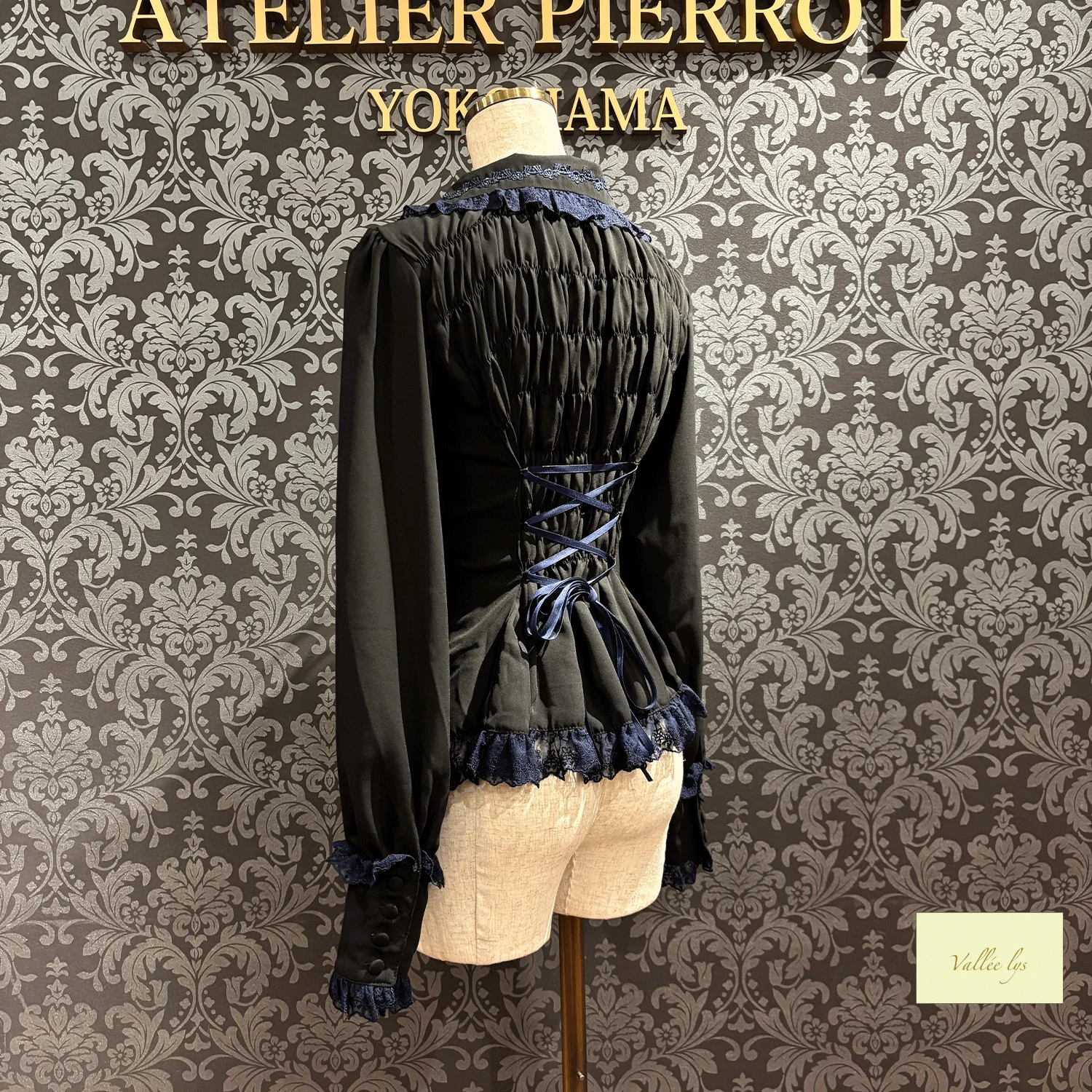 Dreams Ladder Lace Long Sleeved Blouse