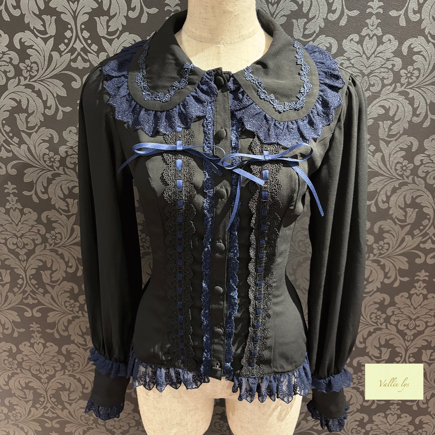 Dreams Ladder Lace Long Sleeved Blouse