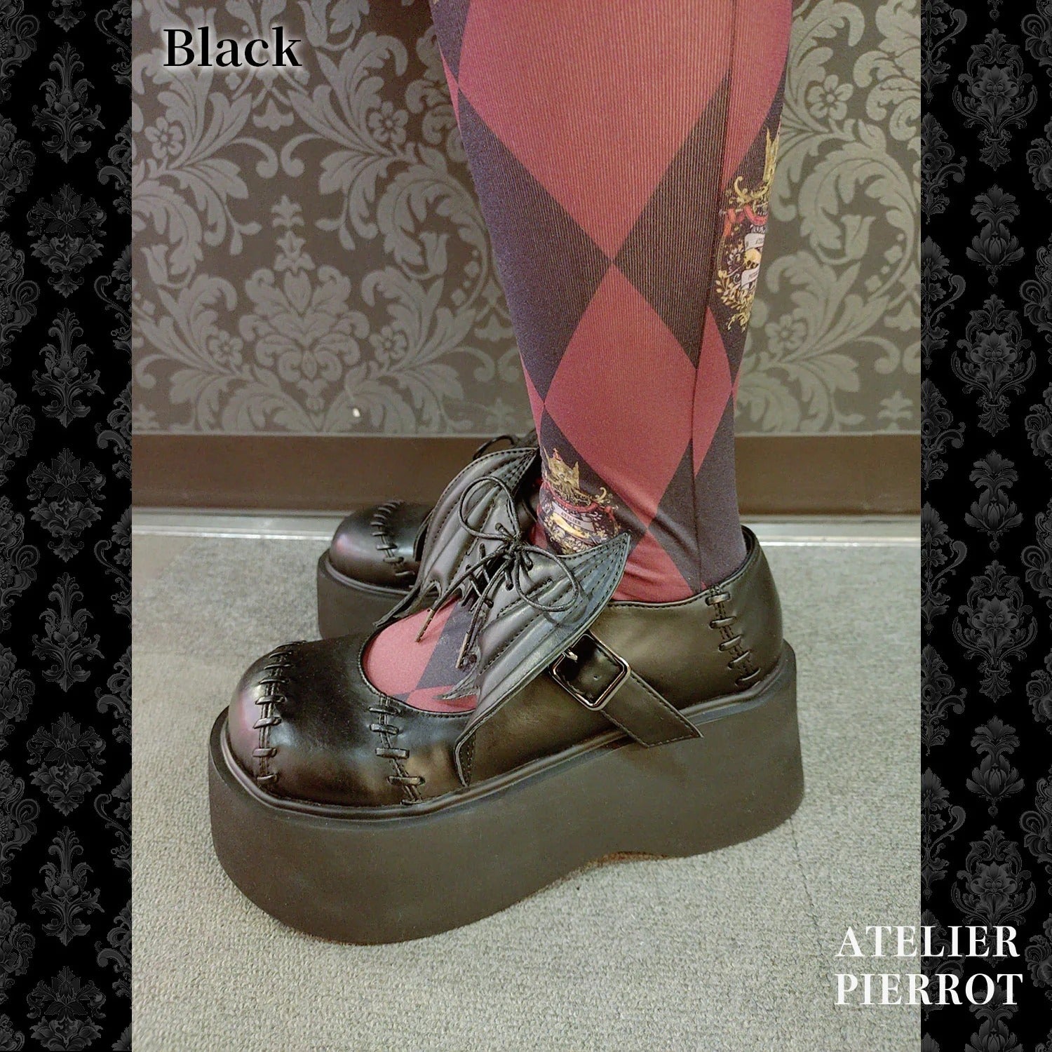 “Nocturnal Grave” Batwing Mended Shoes