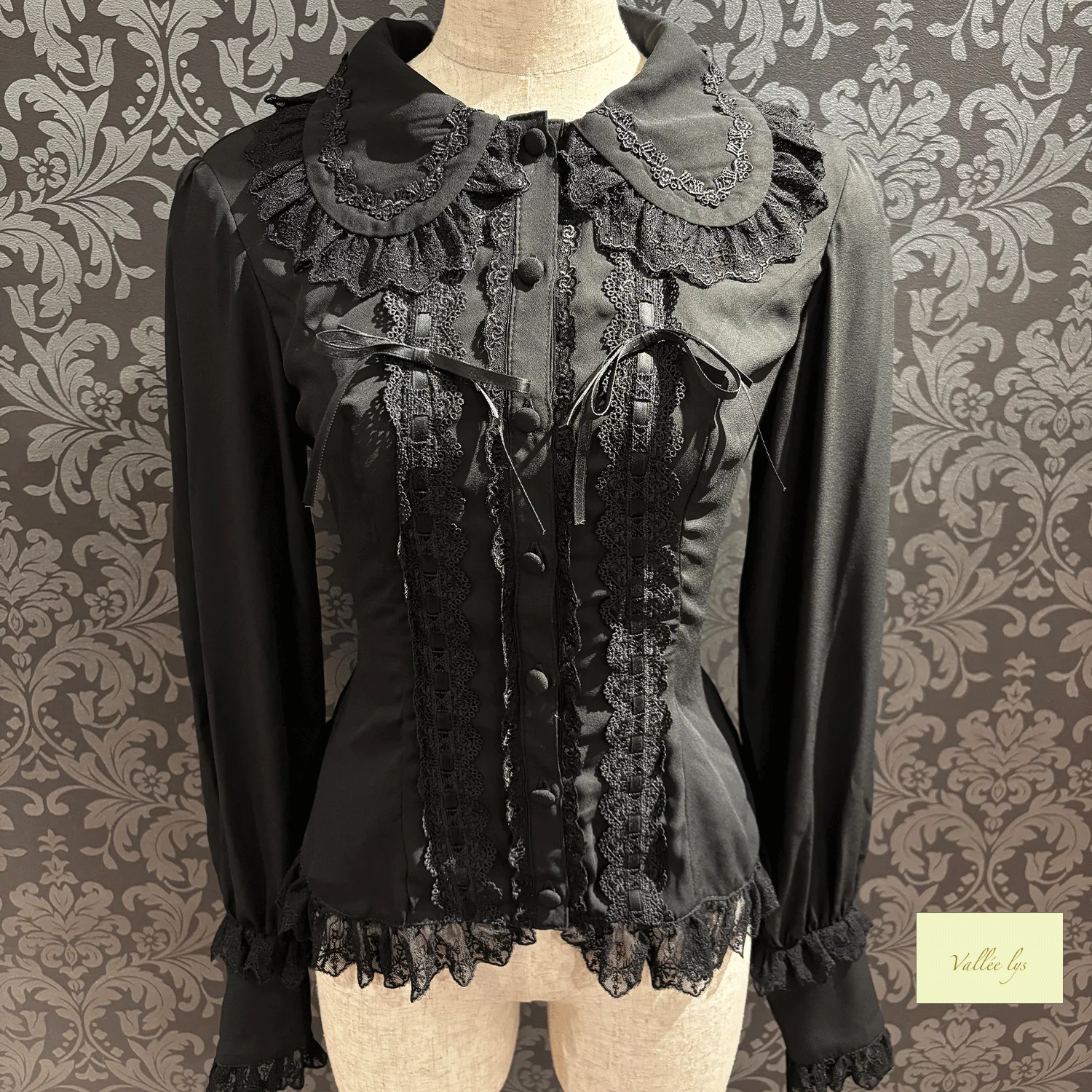 Dreams Ladder Lace Long Sleeved Blouse