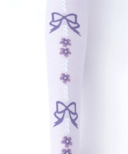 Flora Pearl Overknee Socks
