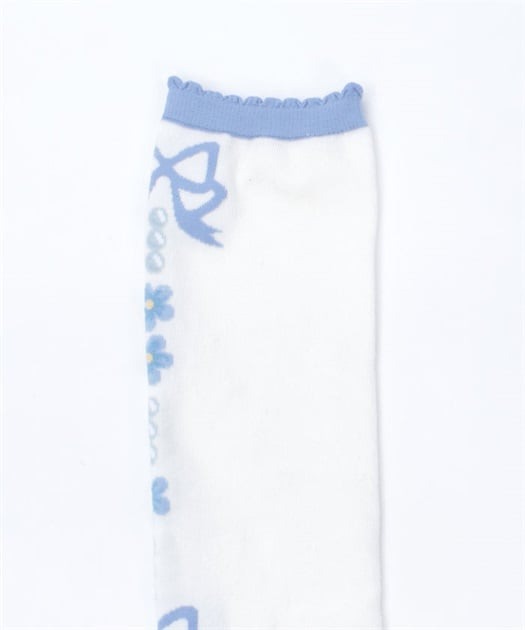 Flora Pearl Overknee Socks