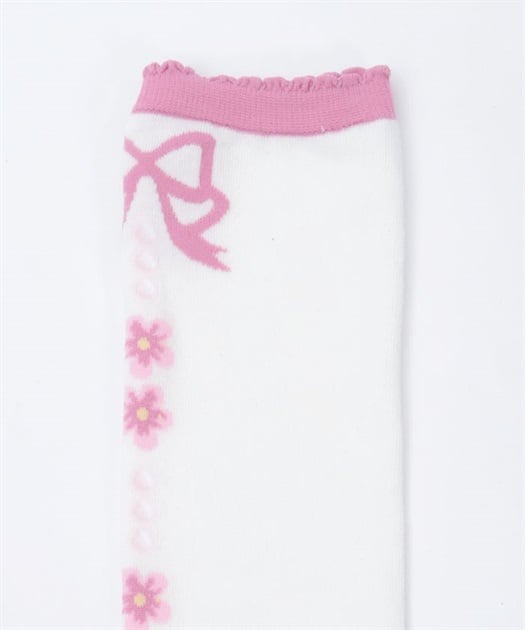 Flora Pearl Overknee Socks